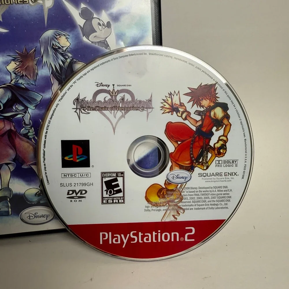 Kingdom Hearts Re:Chain of Memories Sony PS2 Greatest Hits SLUS-21799GH Complete